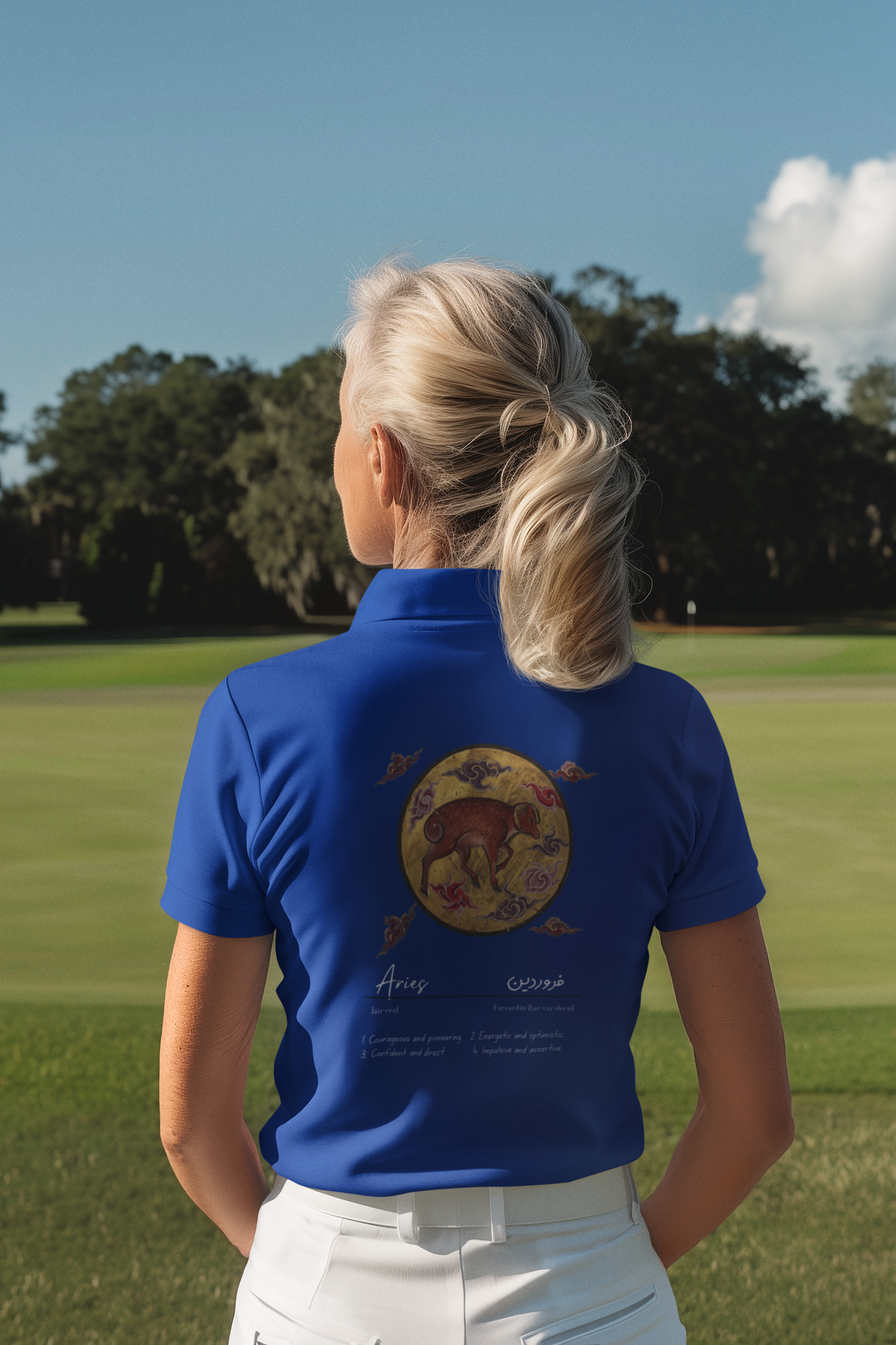 Amiel Zodiac Heritage: Aries - Premium ChromaSoft Polo