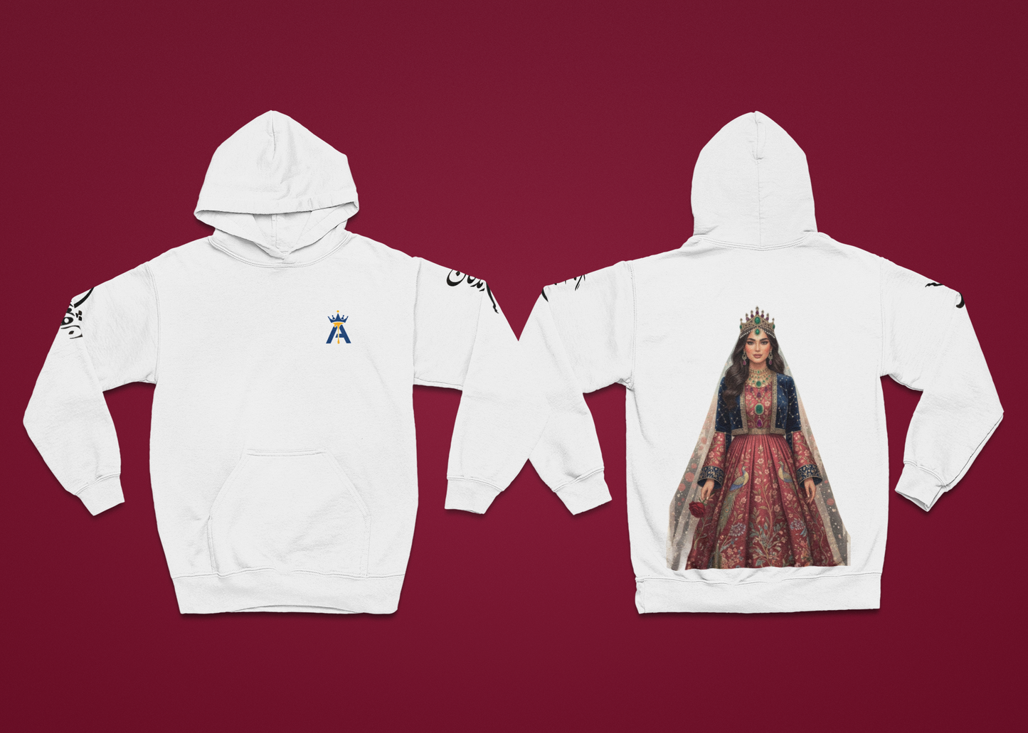The Royal Couple Hoodie-Amiel