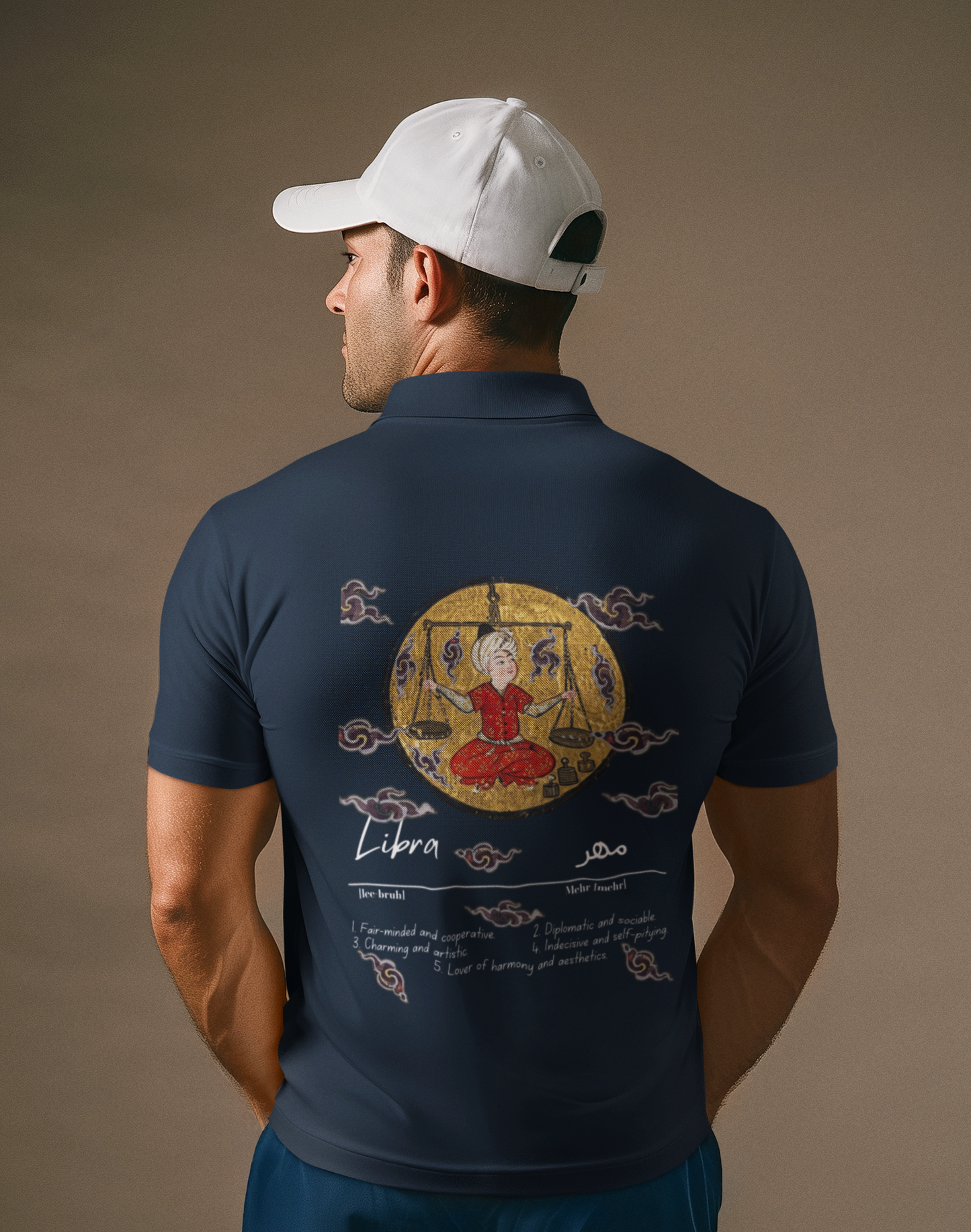 Amiel Zodiac Heritage: Libra - Premium ChromaSoft Polo