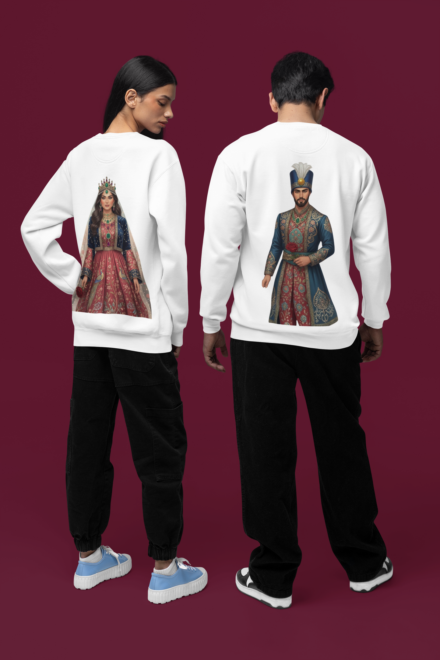The Royal Couple Sweatshirt-Amiel