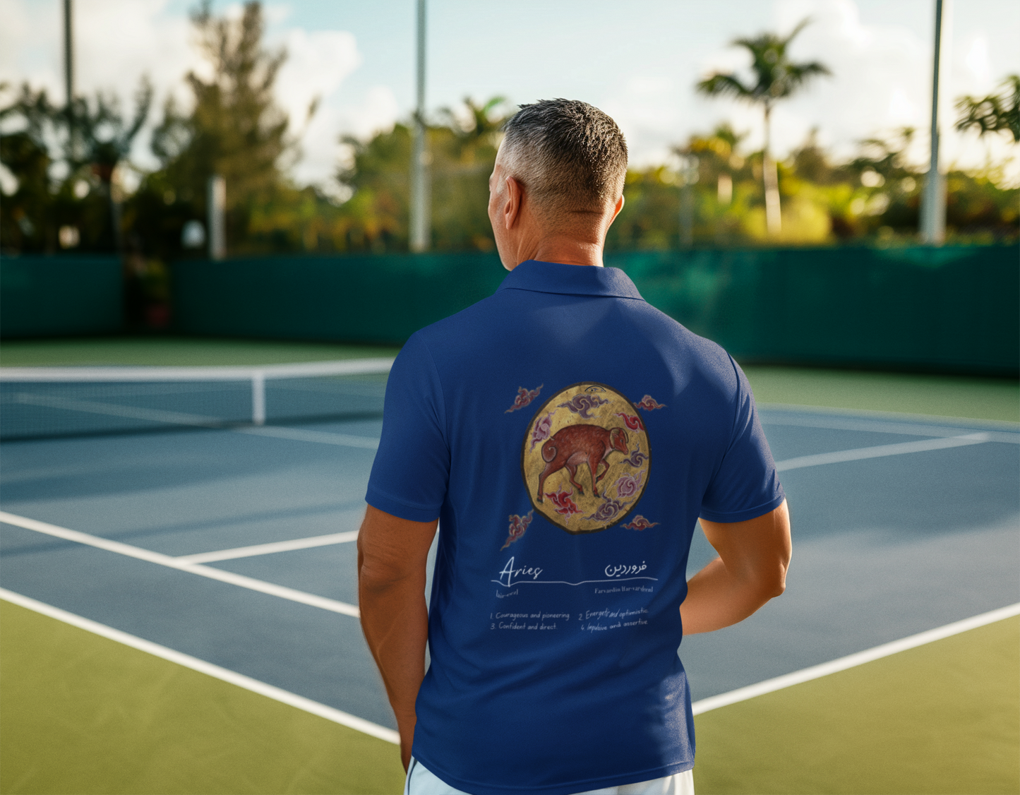 Amiel Zodiac Heritage: Aries - Premium ChromaSoft Polo