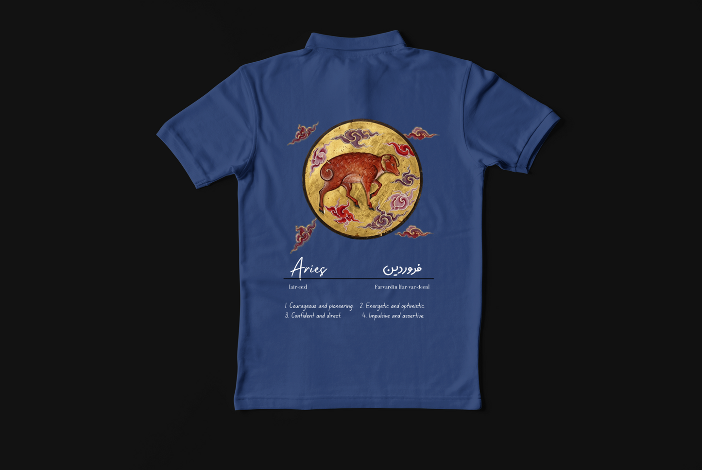 Amiel Zodiac Heritage: Aries - Premium ChromaSoft Polo