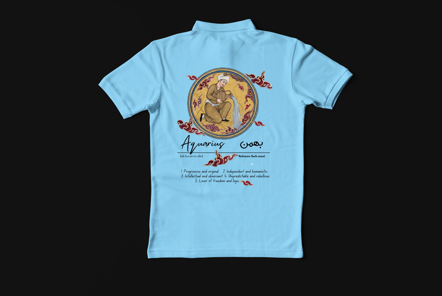 Amiel Zodiac Heritage: Aquarius - Premium ChromaSoft Polo