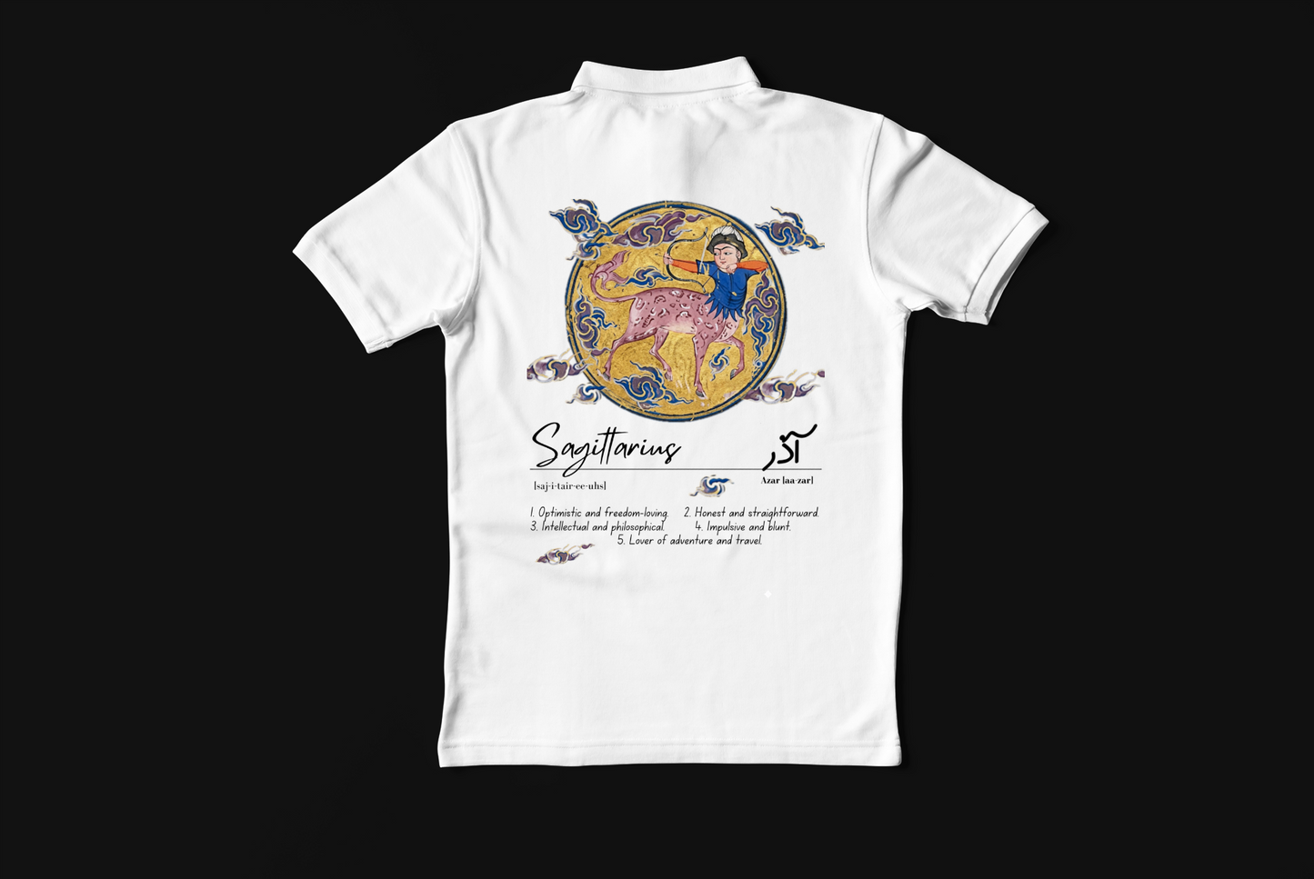 Amiel Zodiac Heritage: Sagittarius - Premium ChromaSoft Polo