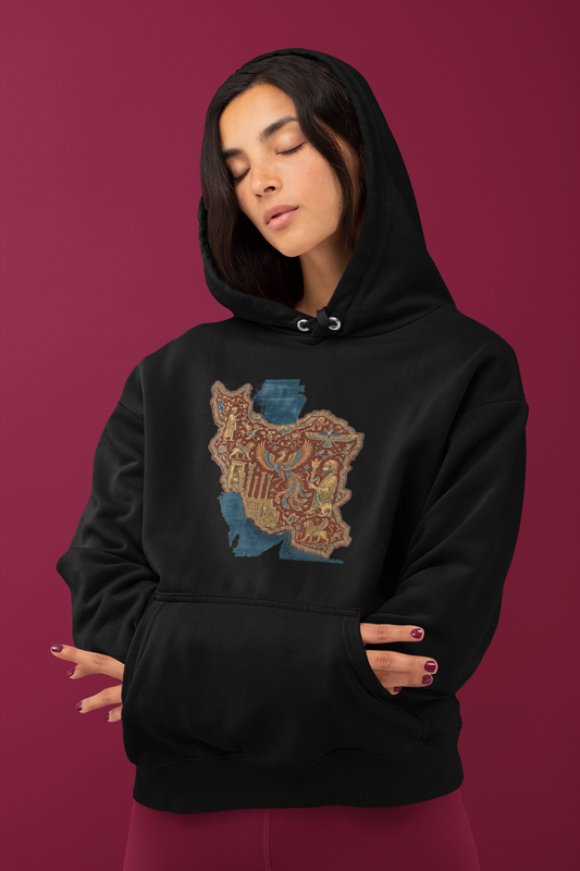 Amiel Iran's Map Hoodie