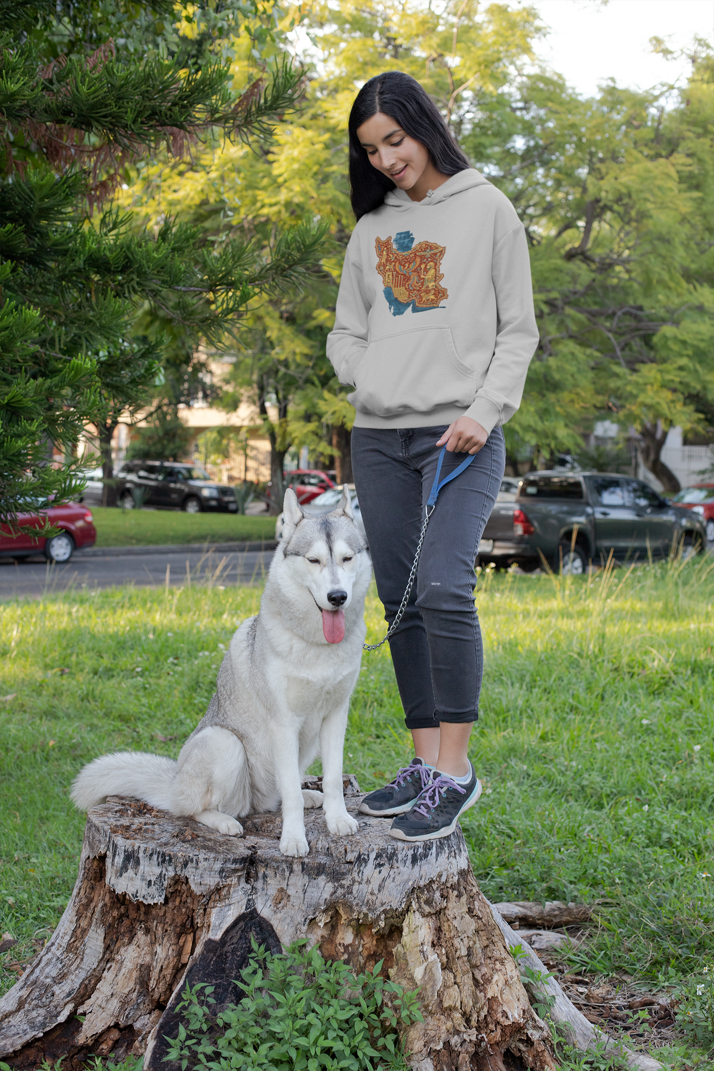 Amiel Iran's Map Hoodie